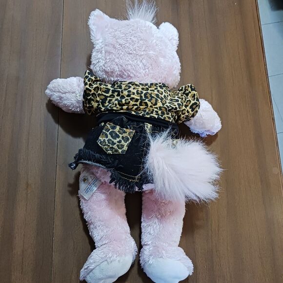 Pink kitty Cat Plush Large Build A Bear 18 clothes Sassy Princess Collec… - Picture 7 of 10